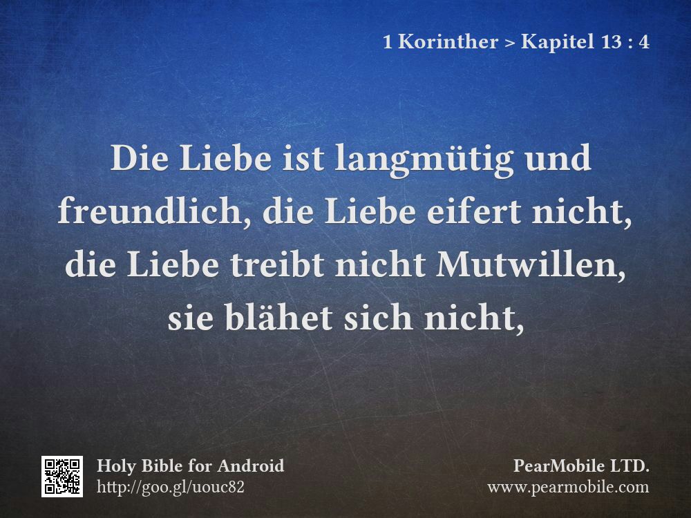 1 Korinther, Kapitel 13:4